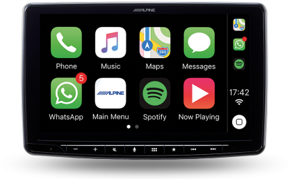 9" Audio Visual - Jvc Kw-m730bt Car Stereo Receiver (480x270), Png Download