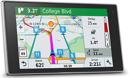 Garmin Driveluxe 1 Garmin Driveluxe 2 - Garmin Drive Smart 61 (450x267), Png Download