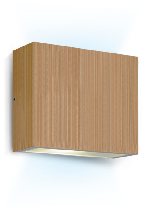 Aplique Difusor De Pared Wood Zer De 2 Luces Cuadrado - Plywood (800x800), Png Download