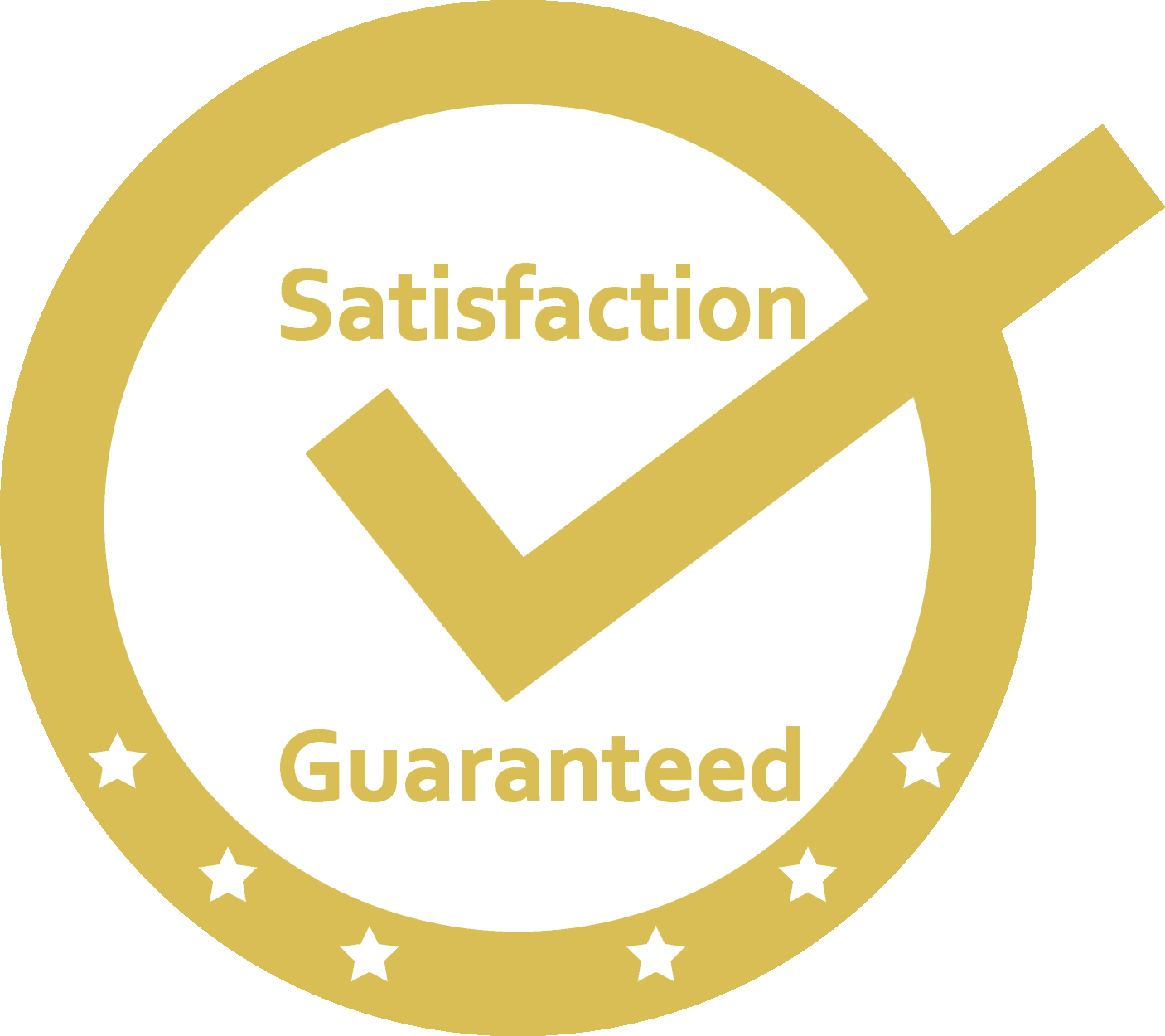 For Nearly 50 Years We've Made Satisfied Customers - Guaranteed Satisfaction And Service (1406x1250), Png Download