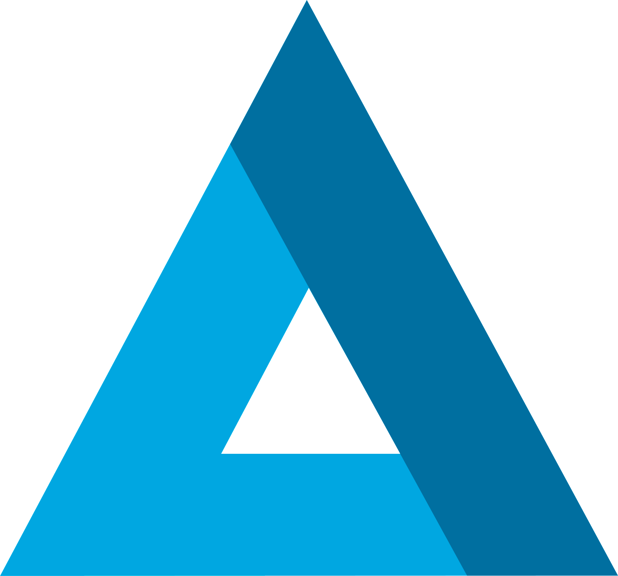 Треугольник. Синий треугольник. Треугольная иконка. Треугольник для логотипа без фона.