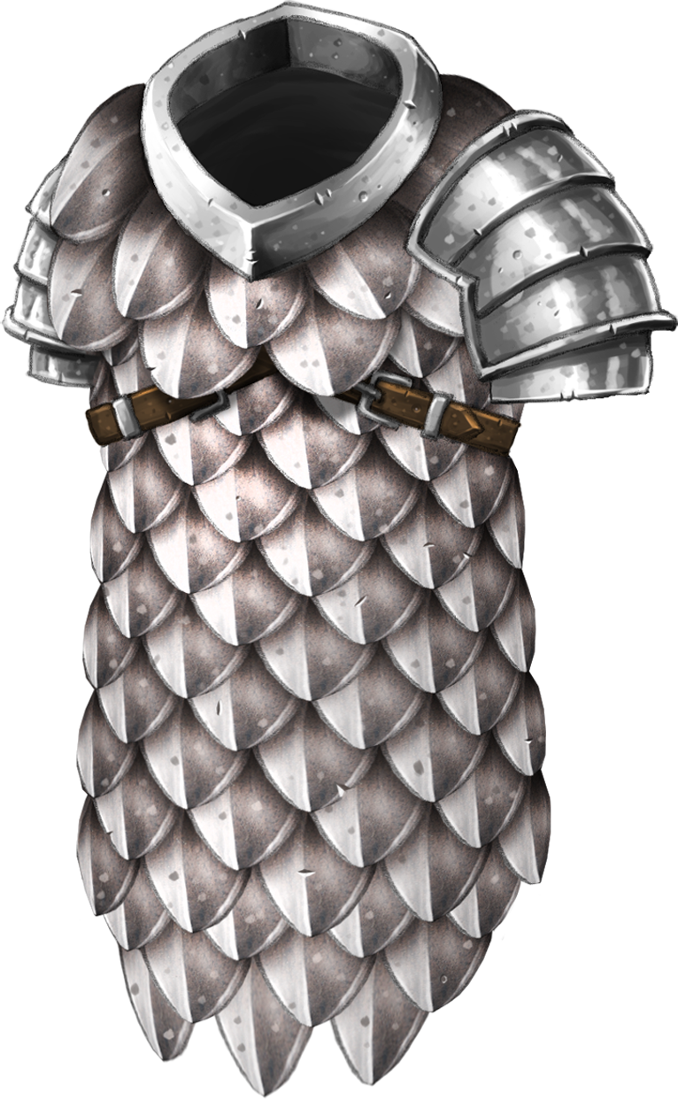 Simple Scale Armour (766x1243), Png Download