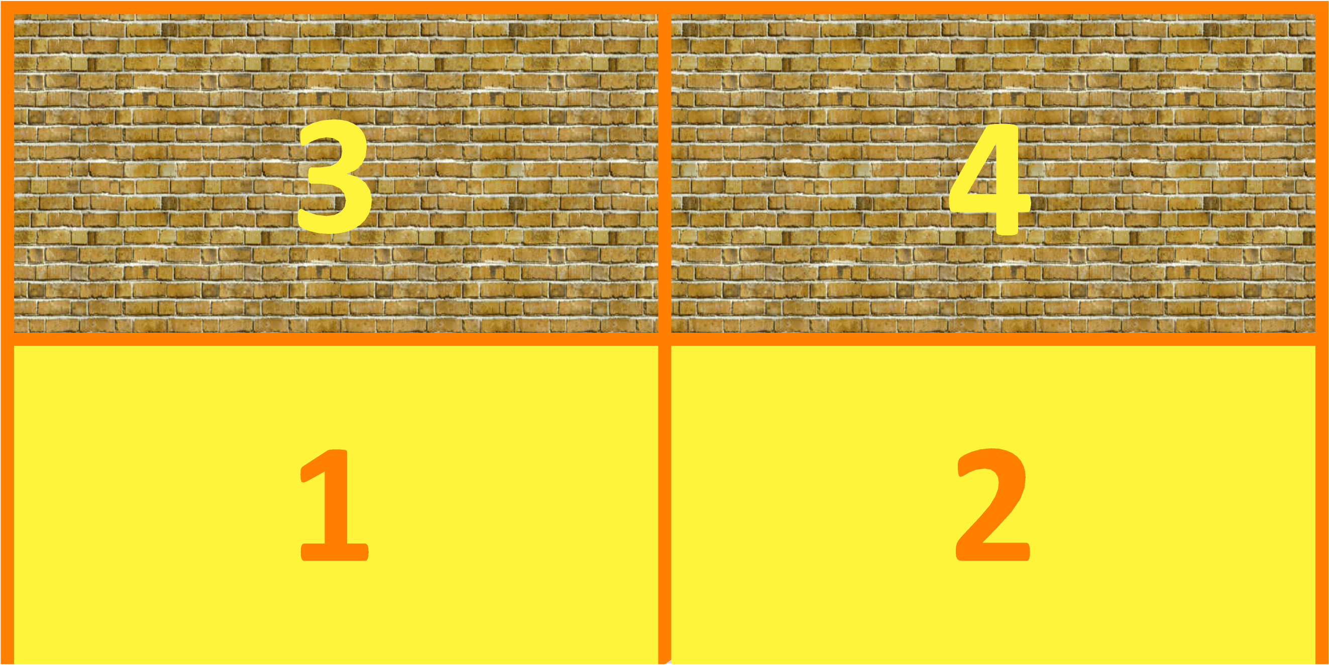 Pintura De Pared 4 Casillas 171018 112904 - Architecture (3500x1929), Png Download