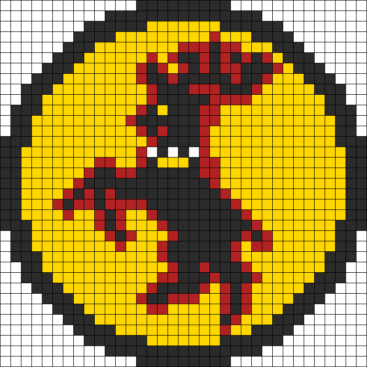 Game Of Thrones Baratheon Sigil Perler Bead Pattern - Hama Beads Game Of Thrones (736x736), Png Download