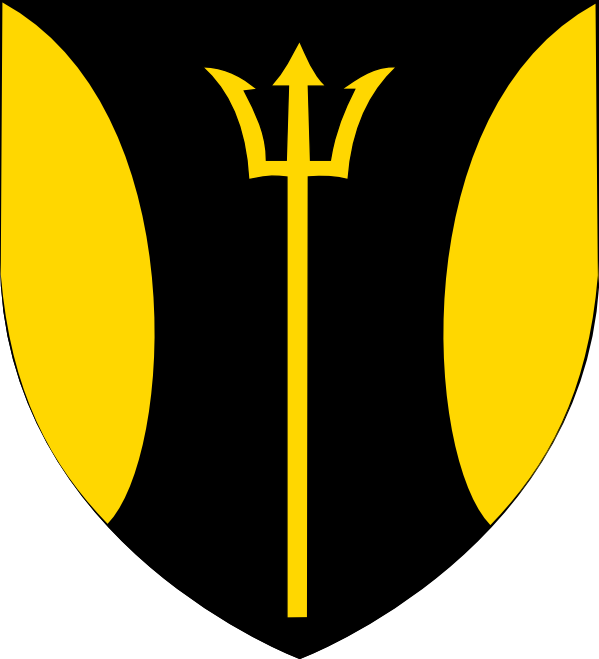 Trident Coat Of Arms (599x659), Png Download