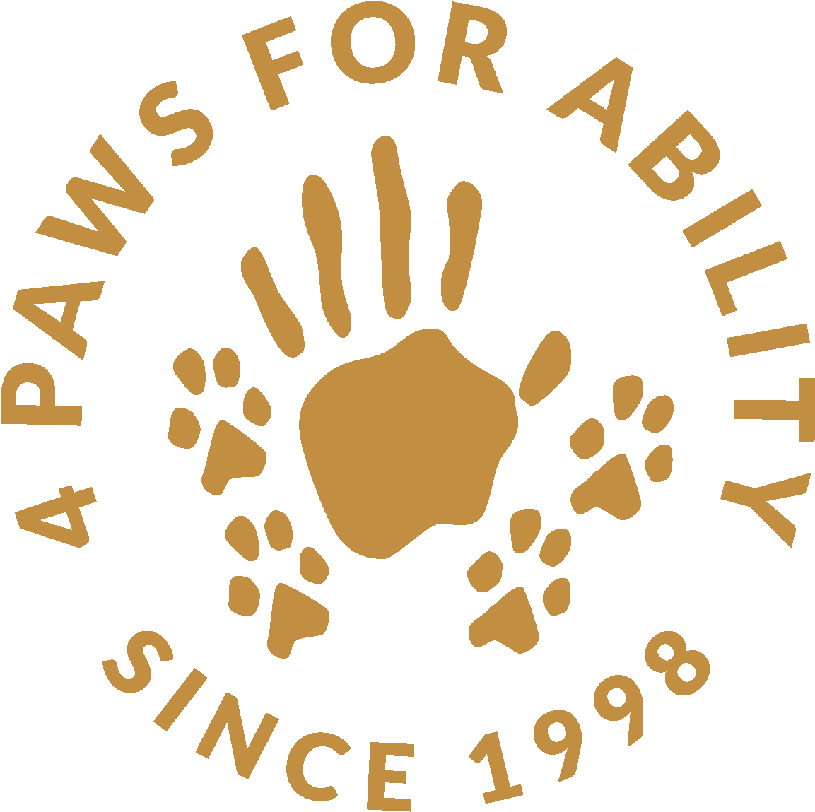 4 Paws For Ability Logo - 4 Paws For Ability Ohio State University (1200x1198), Png Download