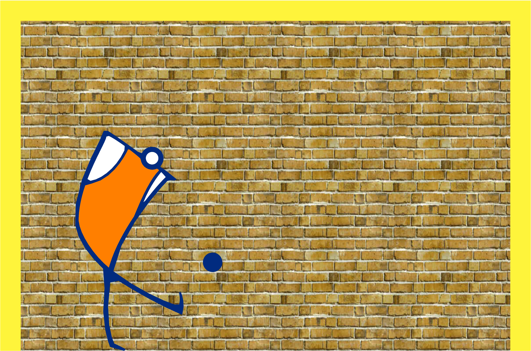 Pintura De Pared Gol Con Portero 171018 112649 - Portones Automaticos (3500x1929), Png Download