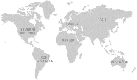 Atlas Světa - World Map Blue And White (465x271), Png Download