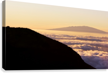 Mountain Top Above The Clouds Canvas Print - Above The Clouds Store (429x289), Png Download