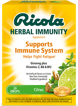 Herbalimmunity Citrus Box - Ricola Herbal Immunity (500x500), Png Download