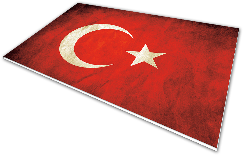 Turkey Flag Png - Flag Of Turkey (1000x651), Png Download