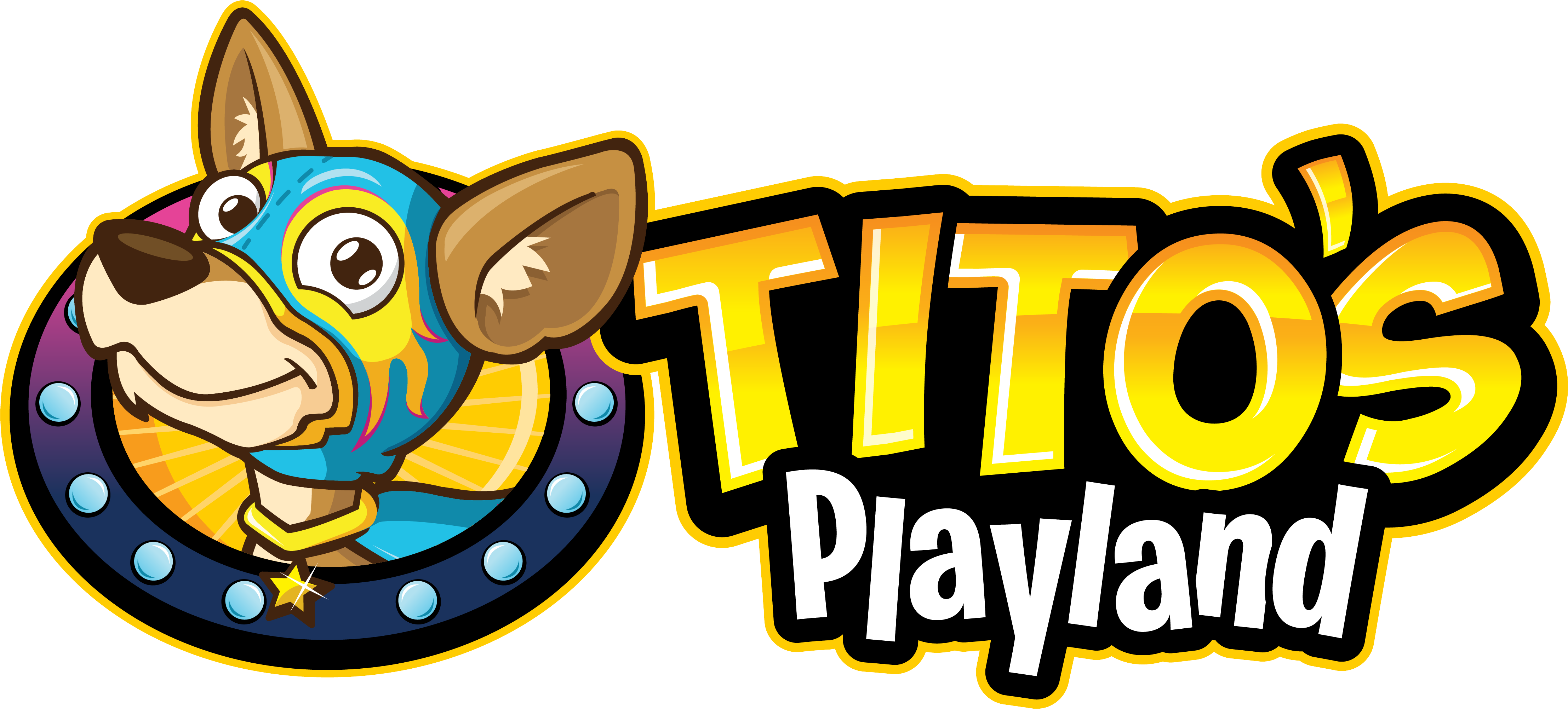 Play All Day At Tito's Playland - Tito's Playland (4429x2310), Png Download