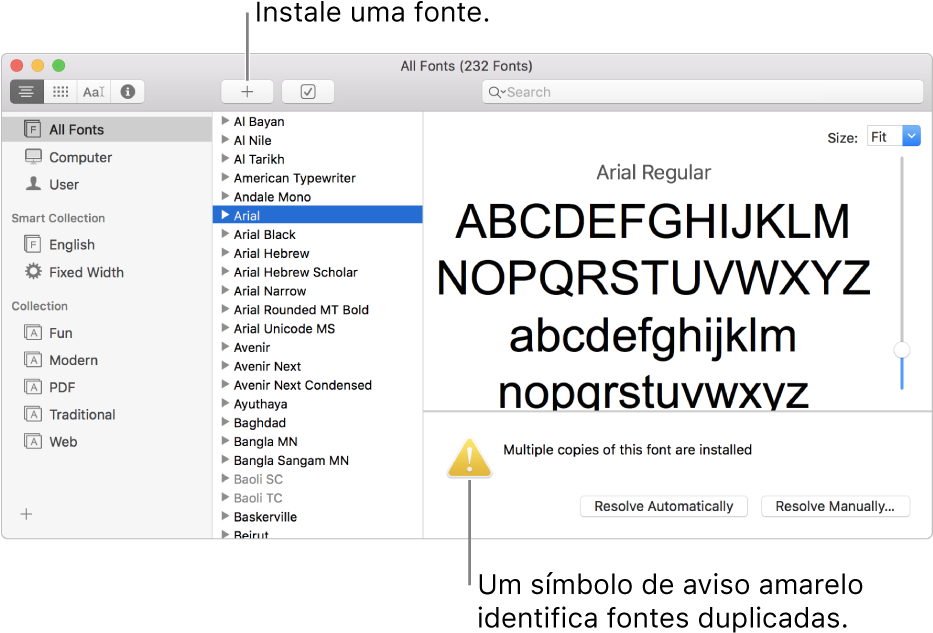 A Janela Do Catálogo De Fontes Que Mostra O Botão Adicionar - Sterling Silver Monogram Round Locket, Open Locket, (934x656), Png Download