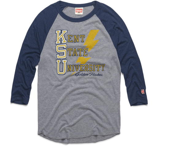 Ksu Golden Flash Raglan - Texas (720x720), Png Download