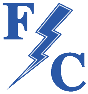 Franklin Central Flashes - Franklin Central High School Logo (371x369), Png Download