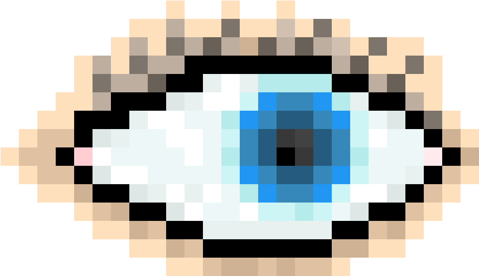 Realistic Eyes By Grill - 8 Bit Dog Gif (1184x1184), Png Download