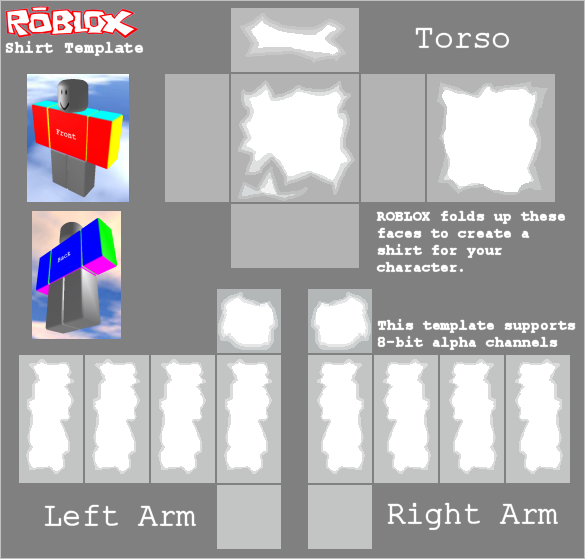 Roblox Template Transparent Background