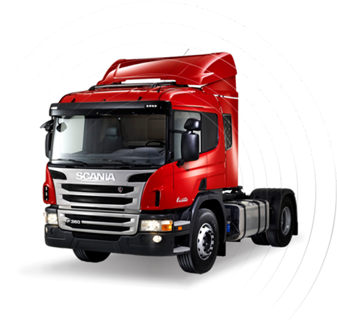 Rastreador Caminhão - Scania P 360 2011 (562x519), Png Download