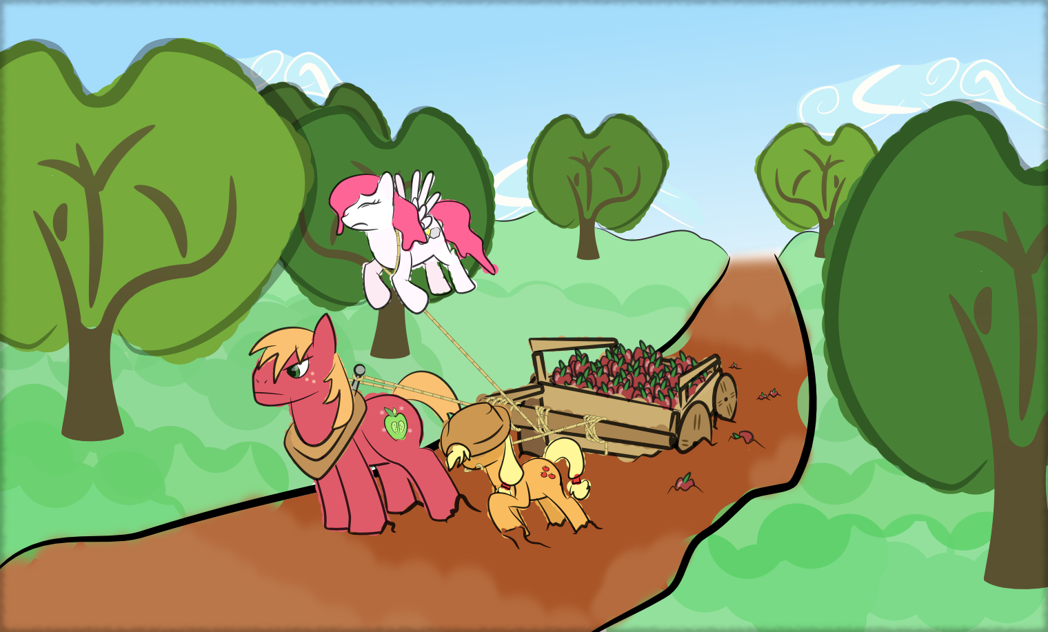 Sunny Skies All Day Long - Sunny Sky Mlp (1520x917), Png Download