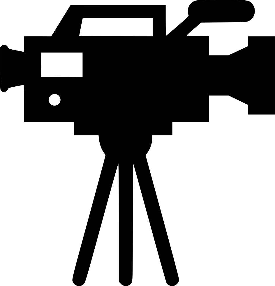 Tv Camera - - Transparent Background Film Clip Art (944x980), Png Download