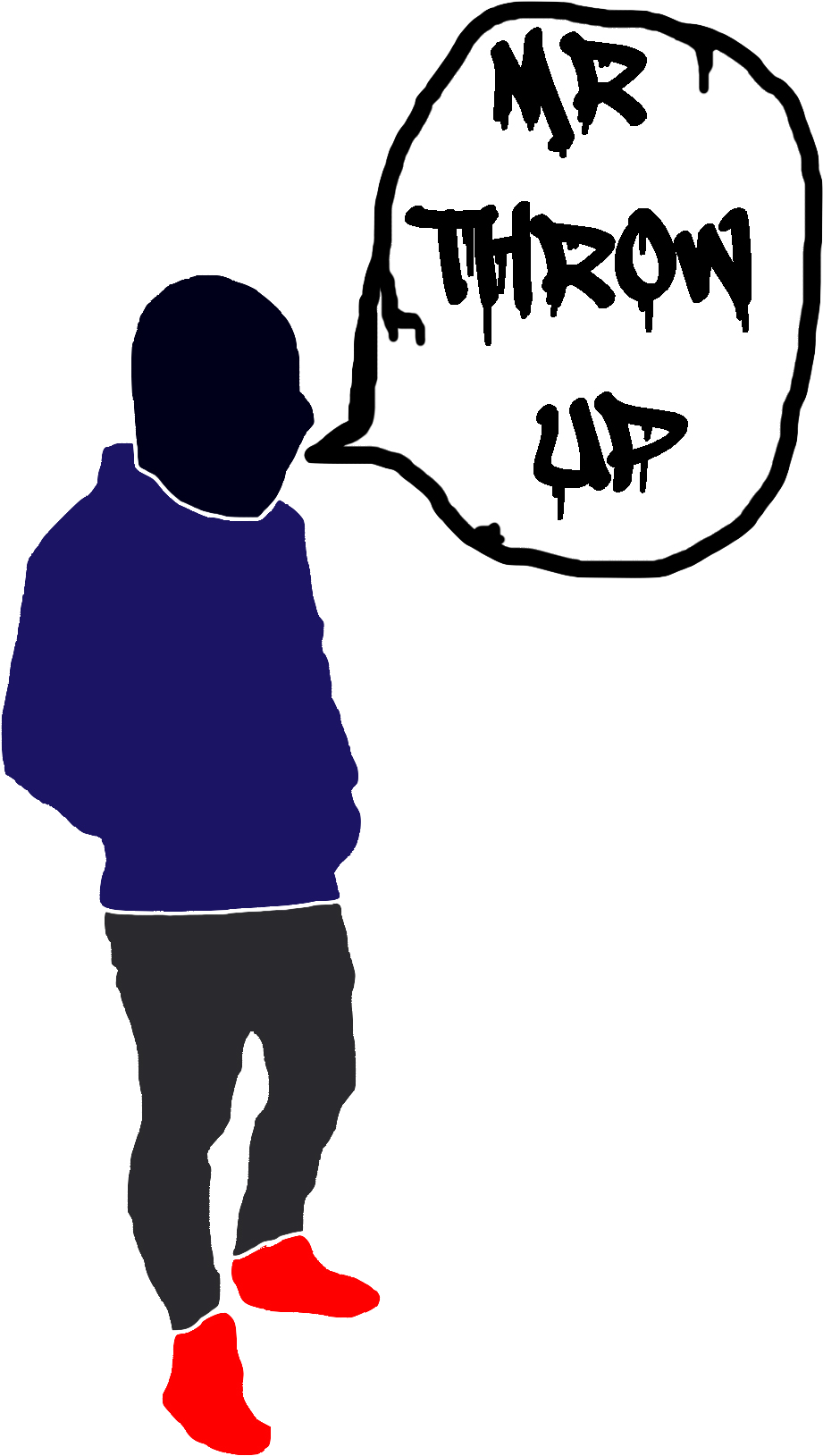 Mr Throw Up - Ruston (1536x2048), Png Download