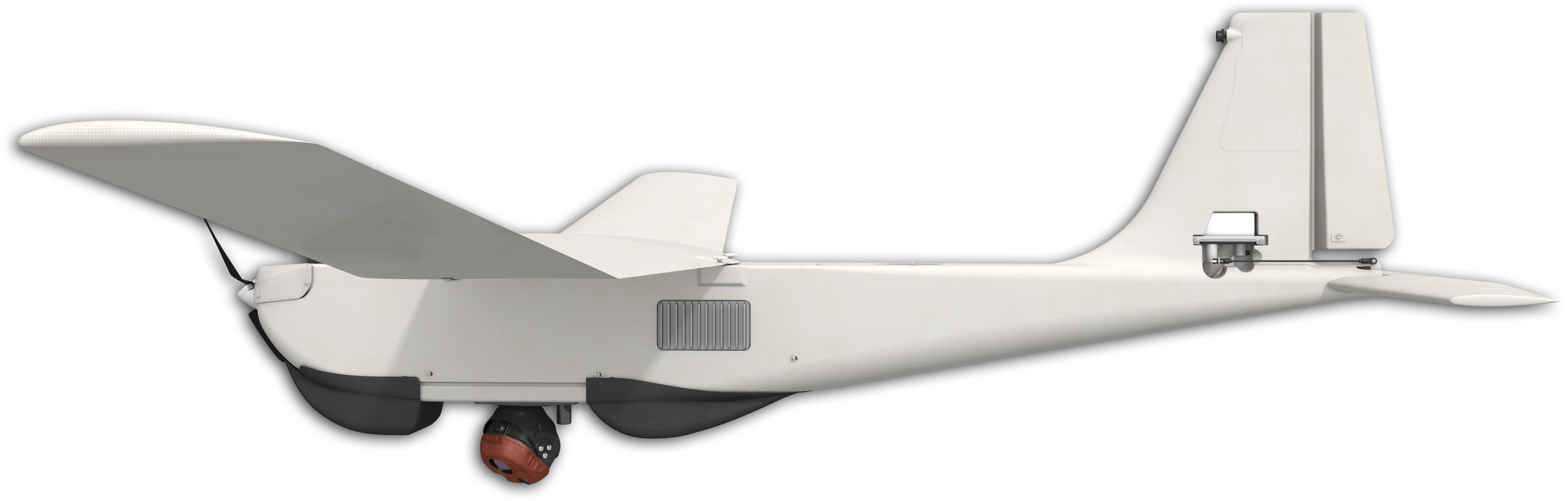 Rq-20b Puma™ Ae - Cessna 150 (3536x1200), Png Download