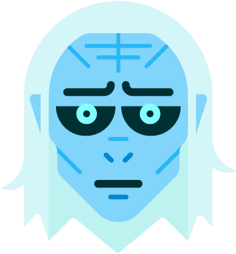 White Walker Sticker Pack Messages Sticker-0 - White Walker Emoji Png (408x408), Png Download