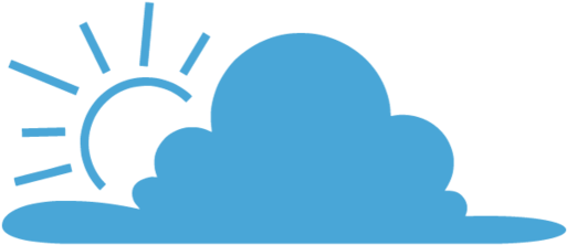 Partly Sunny - Illustration (750x750), Png Download