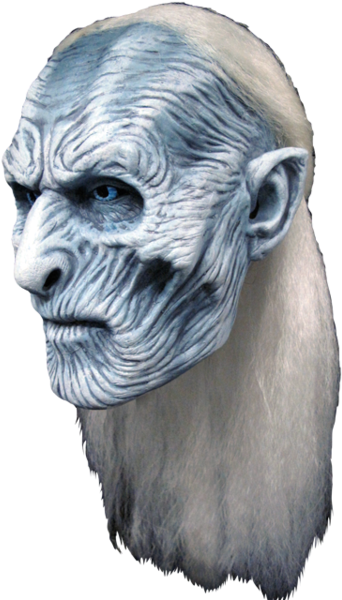 Game Of Thrones White Walker Halloween Mask (409x599), Png Download