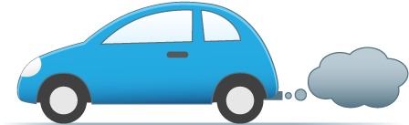 Hd 4k Smoke S Blocks Royalty Stock Fooe - Car With Exhaust Fumes (460x576), Png Download