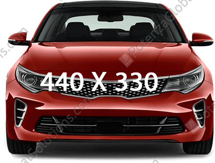 2016 Kia Optima Front (437x331), Png Download