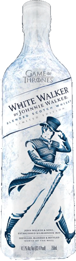 White Walker By Johnnie Walker "game Of Thrones" Ltd - Johnnie Walker Game Of Thrones (298x1024), Png Download