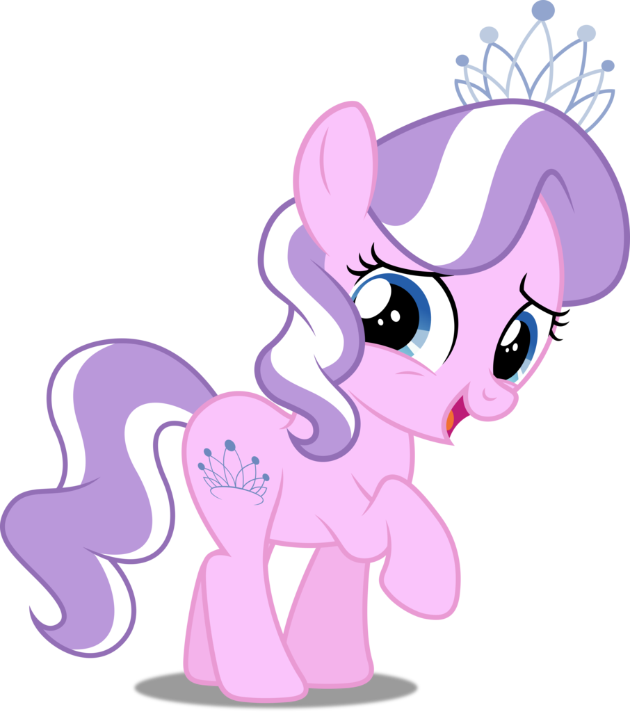 Dashiesparkle, Cute, Diamondbetes, Diamond Tiara, Earth - Mlp Diamond Tiara Happy (906x1024), Png Download