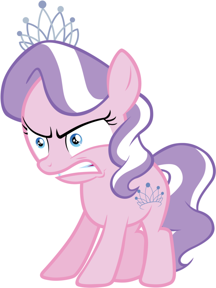 Absurd Res, Angry, Artist - Friendship Is Magic Diamond Tiara (763x1024), Png Download