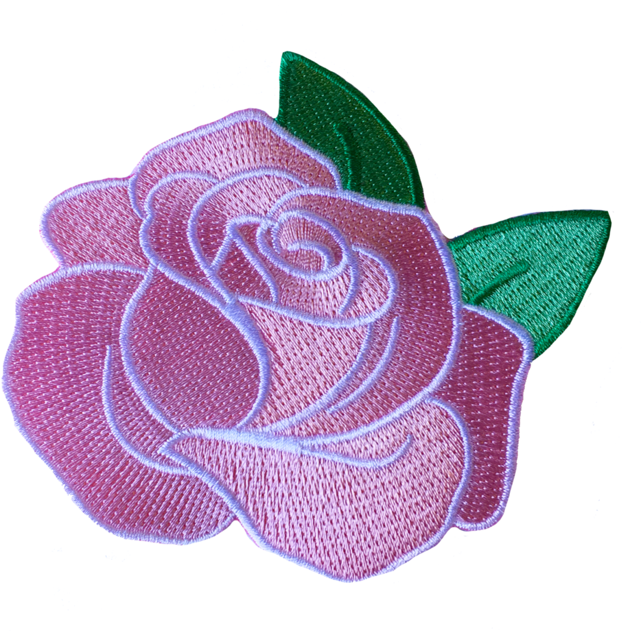 Roses Are Red, Violets Are Blue This Little Pink Rose - Embroidery Flowers Petals Rose (1024x934), Png Download