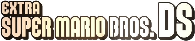 Extra Super Mario Bros - New Super Mario Bros Logo (799x191), Png Download