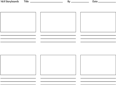 Photoshop Storyboard Templates - Paper For Story Board (450x348), Png Download