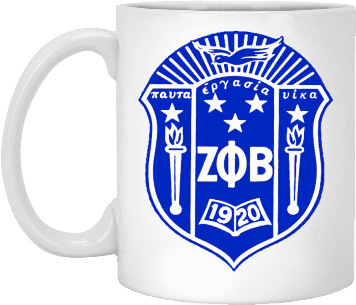 Zeta Phi Beta 11 Oz - Storks Nest Zeta Phi Beta (1155x1155), Png Download