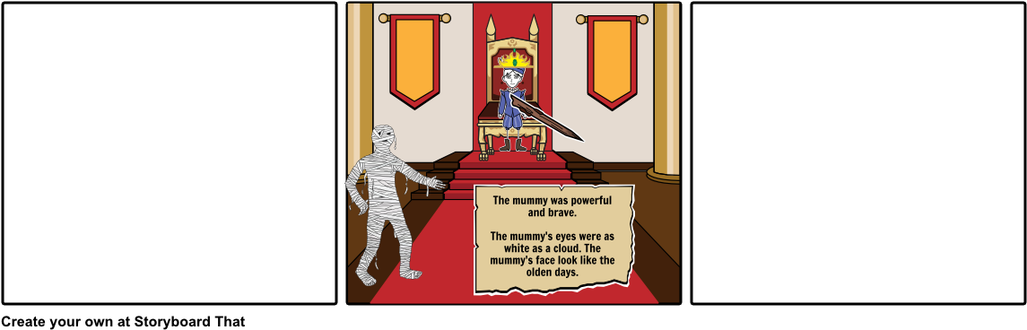 The Mummy By Anthony - Cartoon (1164x385), Png Download