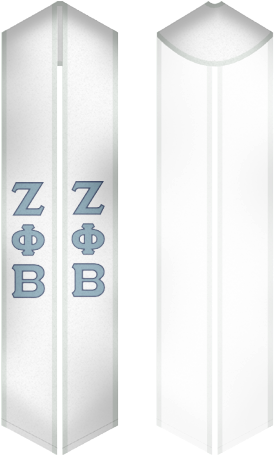 Zeta Phi Beta Marvelous - Alpha Phi Alpha Stole (310x464), Png Download