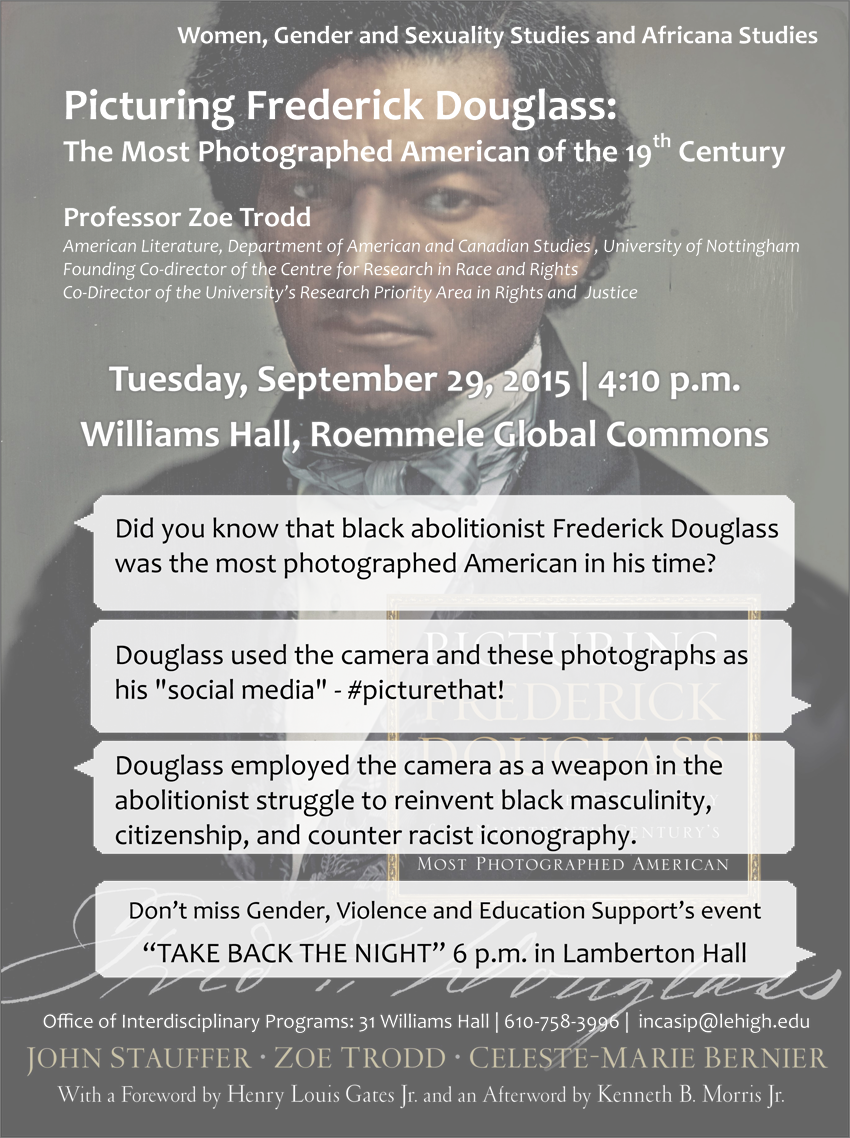 Picturing Frederick Douglass-prof - Poster (850x1138), Png Download