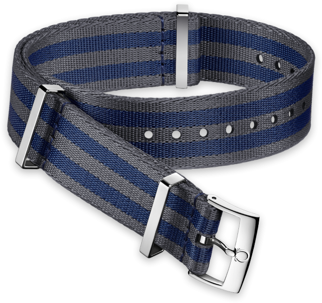 Nato Straps - Omega Nato Strap Blue (800x1100), Png Download