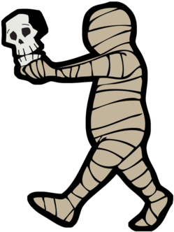 The Mummy - - Mummy Skull Weekender Totes. By Artistshot (674x518), Png Download