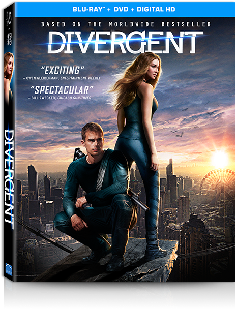 Divergent Blu Ray (464x665), Png Download