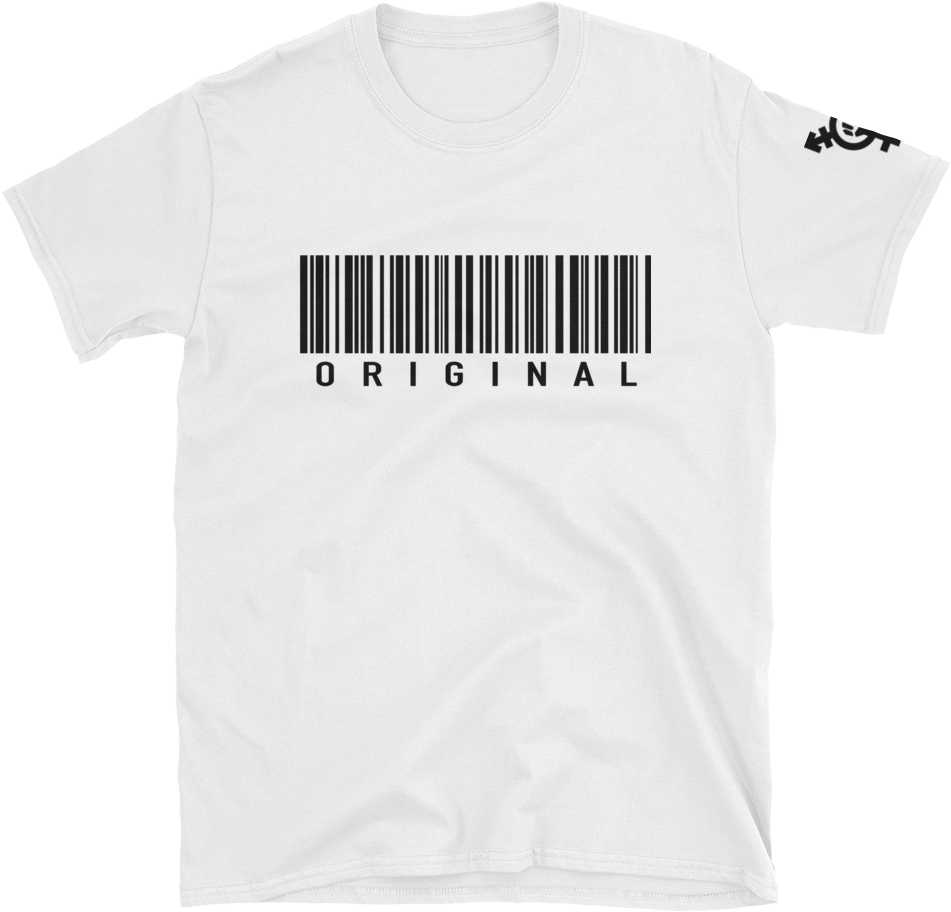 Original Barcode Tee - Shirt Boso (1000x1000), Png Download