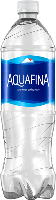 Official Site For Pepsico Beverage Information - Aquafina Purified Drinking Water - 16.9 Fl Oz Bottle (300x700), Png Download