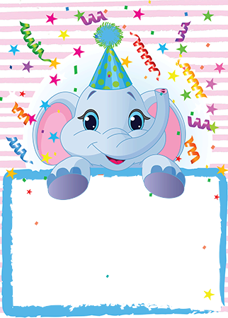 Baby First Birthday In Photo Frame - Marcos Para Cumpleaños Bebe (322x450), Png Download