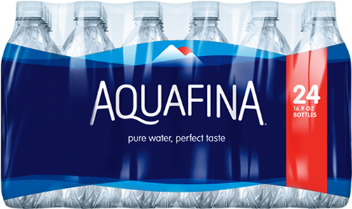 15% - Aquafina 24 Pack (504x412), Png Download