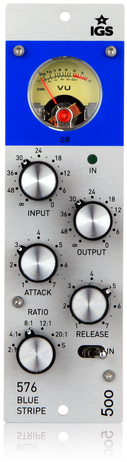 Igs Audio 576 Blue Stripe - Igs Audio 576 Blue Stripe 500-series Fet Compressor (500x500), Png Download