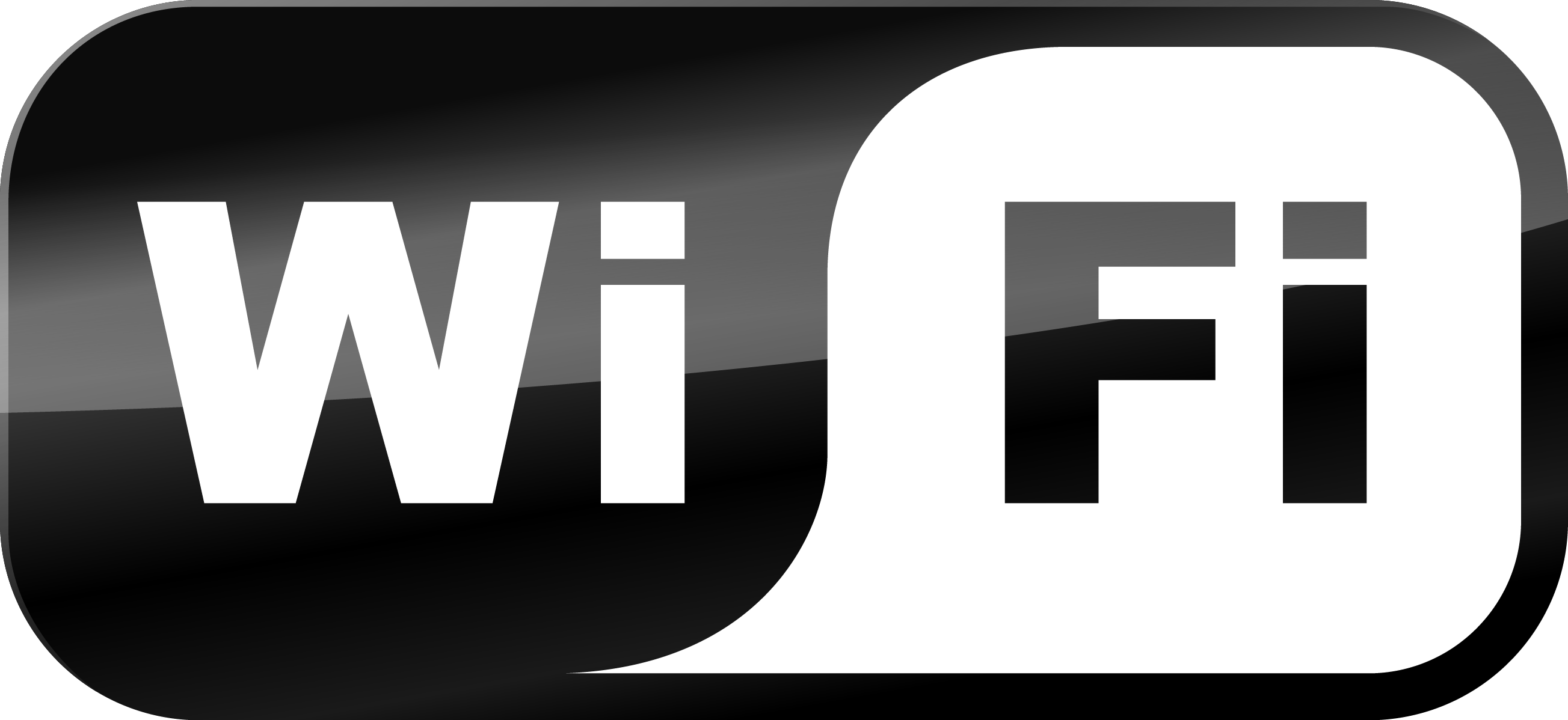 Wi Fi Logo Png (2607x1198), Png Download